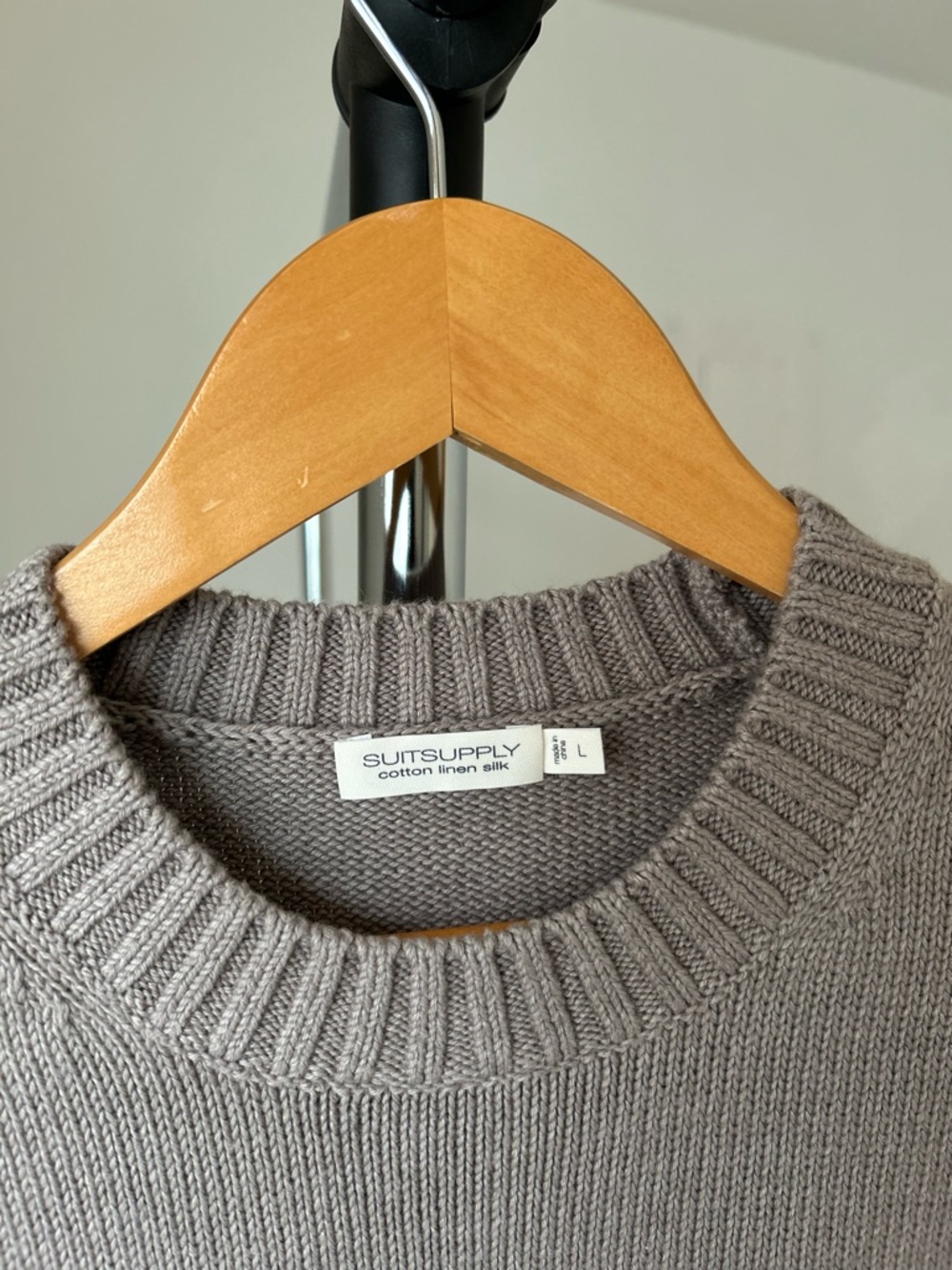 Suitsupply Cotton Linen Silk Crew Neck Sweater - Picture 6 of 9